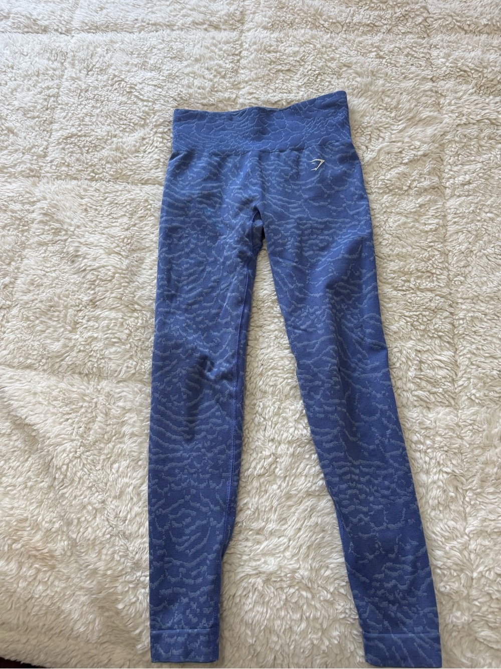 Gymshark blue adapt animal seamless High-Waist Leggings w/ scrunch bottoms